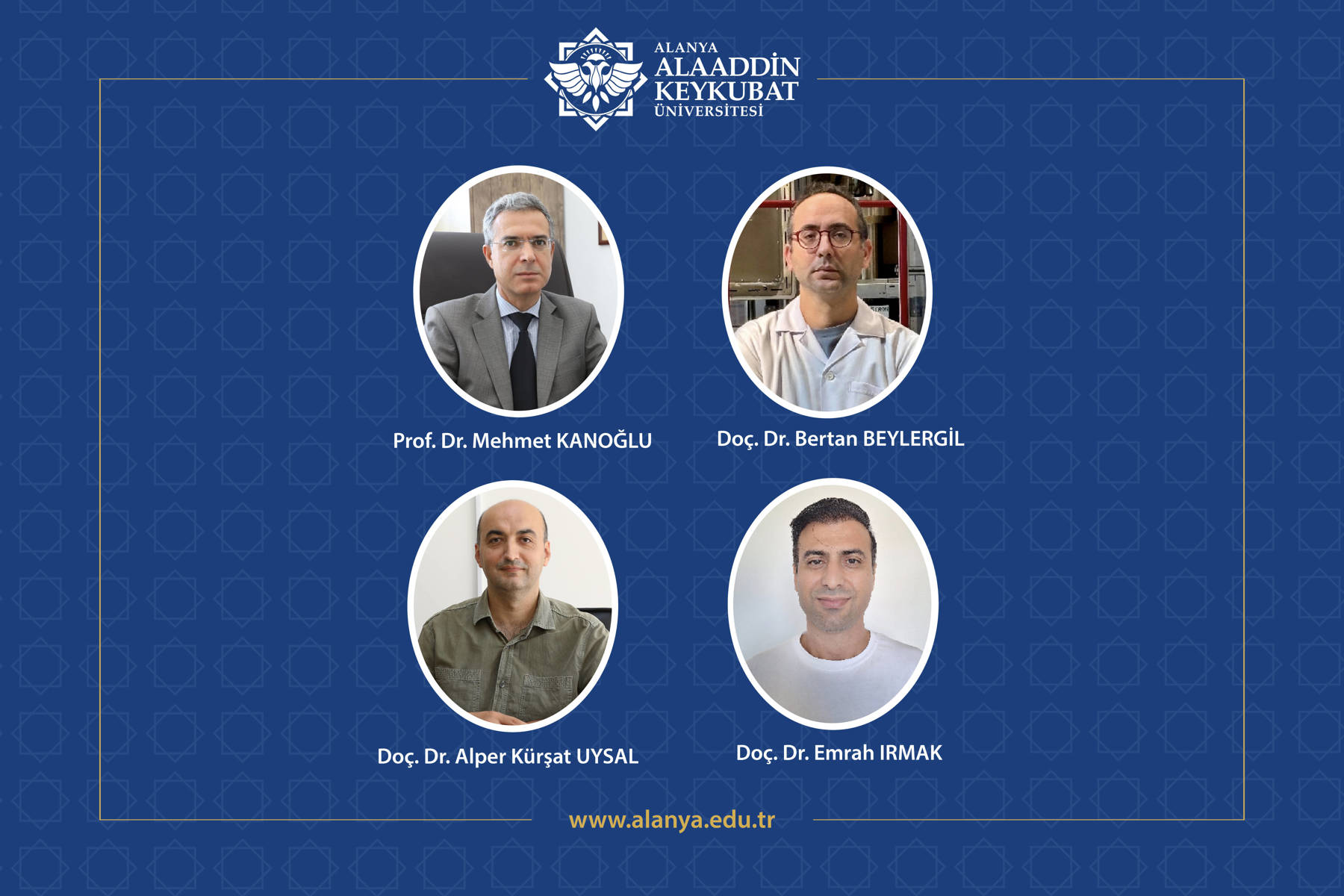 ALKÜ’LÜ 4 AKADEMİSYEN DÜNYANIN EN ETKİLİ BİLİM İNSANLARI LİSTESİNDE 